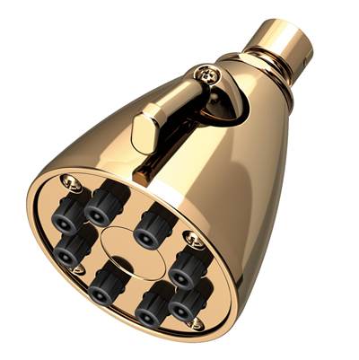 Newport Brass Other Single Function Shower Head - 1.8 GPM in French Gold Pvd
