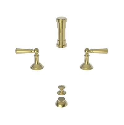 Newport Brass Aylesbury Bidet Faucet in Uncoated Polished Brass