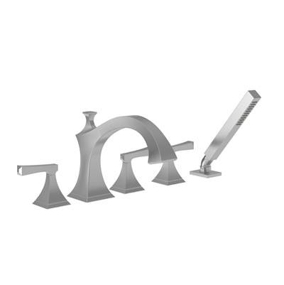 Newport Brass Joffrey® Roman Tub Faucet with Hand Shower - 1.8 GPM in Stainless Steel Pvd