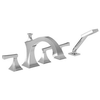 Newport Brass Joffrey® Roman Tub Faucet with Hand Shower - 1.8 GPM in Antique Brass