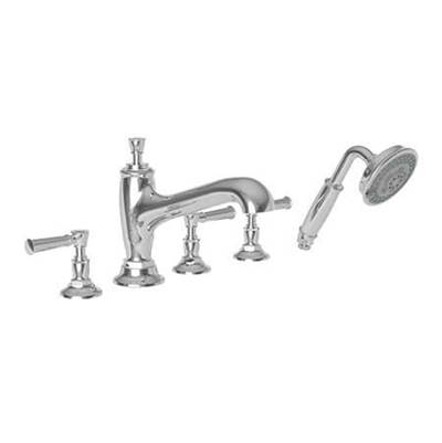Newport Brass Vander Roman Tub Faucet with Hand Shower - 1.8 GPM in Satin Brass PVD
