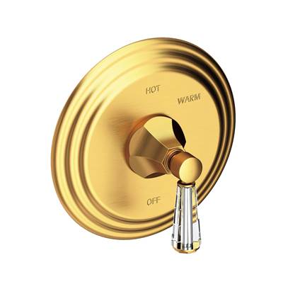 Newport Brass Metropole® Shower Faucet Trim - Balanced Pressure in Satin Gold Pvd