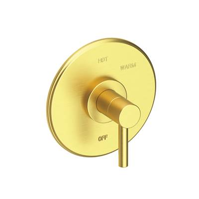 Newport Brass East Linear® Shower Faucet Trim - Balanced Pressure in Satin Brass Pvd