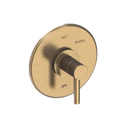 Newport Brass East Linear® Shower Faucet Trim - Balanced Pressure in Antique Brass