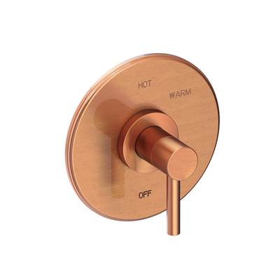 Newport Brass East Linear® Shower Faucet Trim - Balanced Pressure in Antique Copper