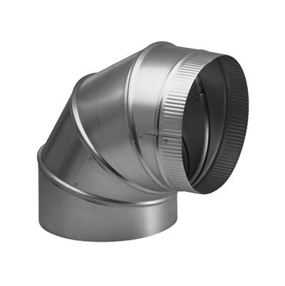 Broan Nutone 10-Inch Round Elbow Duct in Galvanized