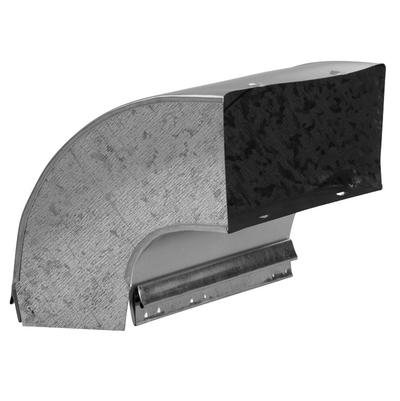 Broan Nutone 90-Degree Elbow Transition in Galvanized