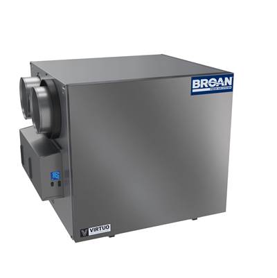 Broan Nutone AI Series Heat Recovery Ventilator - 230 CFM - Side Port in Galvanized Steel