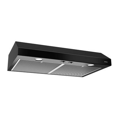 Broan Nutone Glacier BCSD1 Series 24" Under Cabinet Hood - 250 CFM - 6 Sones in Black