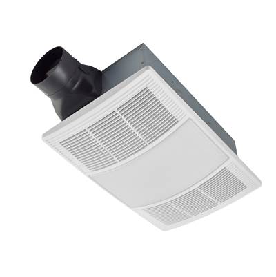 Broan Nutone Heater Ventilation Fan with LED - 110 CFM - 2.0 Sones in Bright White