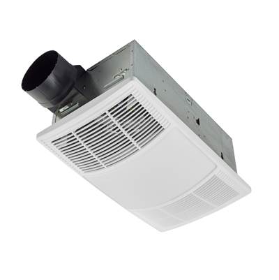 Broan Nutone Heater Ventilation Fan with LED - 80 CFM - 1.5 Sones in Bright White
