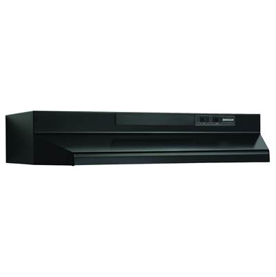 Broan Nutone 24N Convertible Under-Cabinet - 230 CFM in Black