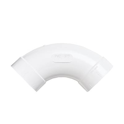 Broan Nutone 90 Degree Sweep Elbow Fitting - Long in White