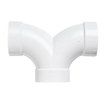 Broan Nutone 3-Way Elbow Fitting in White