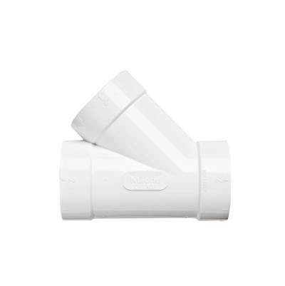Broan Nutone 45 Degree Wye Fitting in White