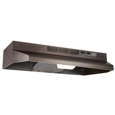 Broan Nutone 30-Inch Convertible Range Hood - 230 CFM in Black Stainless