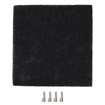 Broan Nutone Charcoal Replacement Filter - 10-7/8" x 10-1/2" in Black