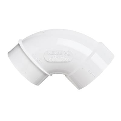Broan Nutone 90 Degree Sweep Elbow Fitting in White