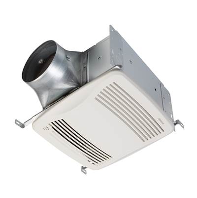 Broan Nutone QT DC™ Series Bathroom Exhaust Fan - 110-150 CFM - Humidity Sensing - Energy Star in White