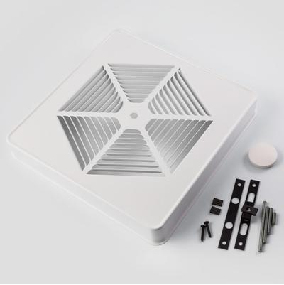 Broan Nutone Steel Grille Kit - 10" Units Without Switch Hole in White