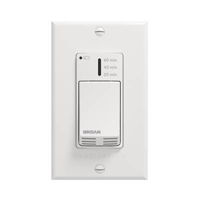 Broan Nutone Auxiliary Wall Control - 20-40-60 Timer - Bluetooth in White