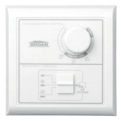 Broan Nutone Central Control - Dehumidistat - Off-Low-High Rocker Switch - Low Voltage