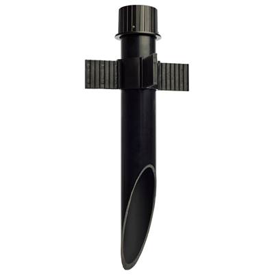 Nuvo PVC Mounting Post - 3'' Diameter in Matte Black