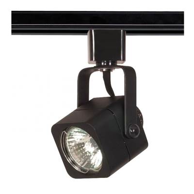 Nuvo 1 Light Track Head - Square MR16 in Black
