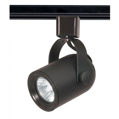 Nuvo 1 Light Track Head - Roundback MR16 in Black