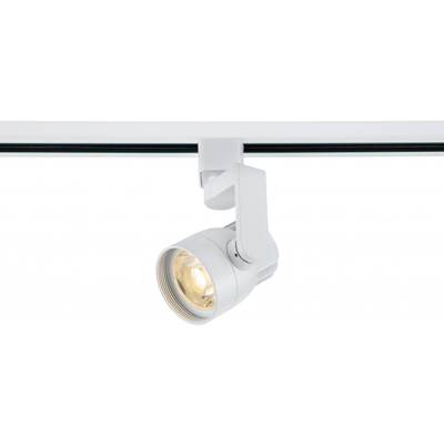 Nuvo 12 W LED Track Head - Angle Arm in White
