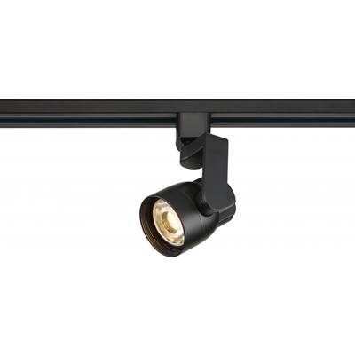 Nuvo 12 W LED Track Head - Angle Arm in Black