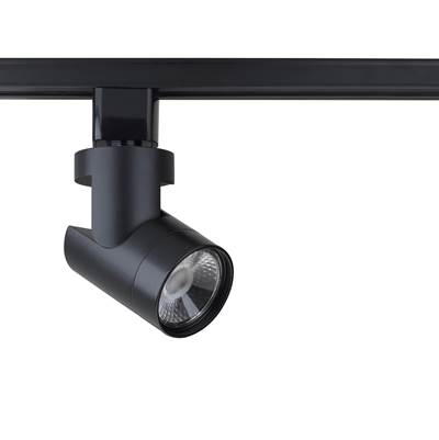Nuvo 12 W LED Track Head - Barrel in Black