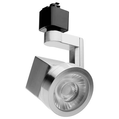 Nuvo Lantern 12W LED Track Head - 24° Beam - 3000K in Brushed Nickel