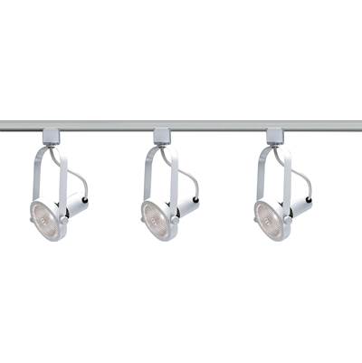 Nuvo PAR30 Gimbal Ring Track Kit in White