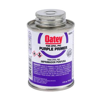 Oatey 4 Oz Purple Primer - NSF Listed