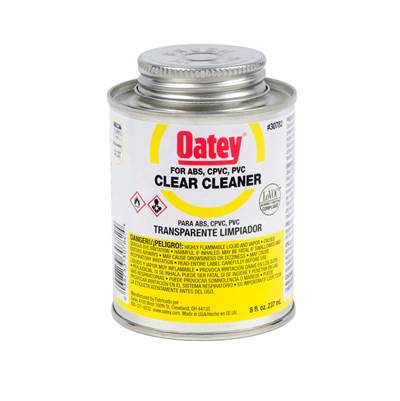 Oatey 8 Oz Clear Cleaner