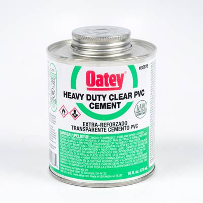 Oatey PVC Cement - 16 Oz - Heavy Duty in Clear