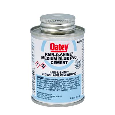Oatey PVC Rain-R-Shine® Blue Cement - 4 Oz