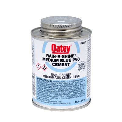 Oatey PVC Rain-R-Shine® Blue Cement - 8 Oz