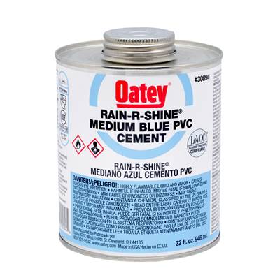 Oatey PVC Rain-R-Shine® Blue Cement - 32 Oz