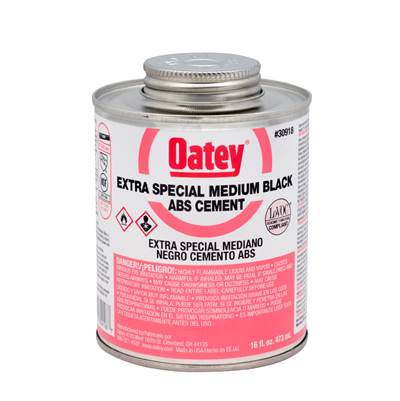 Oatey ABS Extra Special Black Cement - 16 Oz