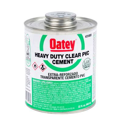 Oatey PVC Cement - 32 Oz - Heavy Duty in Clear