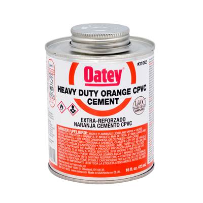 Oatey Orange CPVC Cement - Heavy Duty - 16 Oz