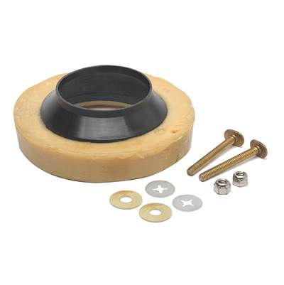 Oatey Flanged Wax Gasket - Brass Bolt and Nut