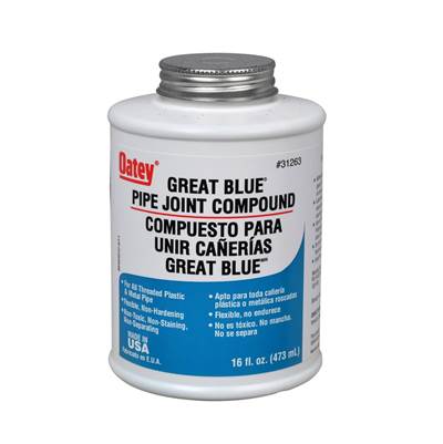 Oatey Great Blue® Pipe Joint Compound - 16 Oz