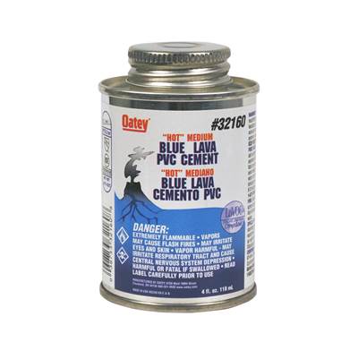 Oatey PVC Blue Lava Hot Cement - 4 Oz
