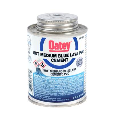 Oatey PVC Blue Lava Hot Cement - 8 Oz