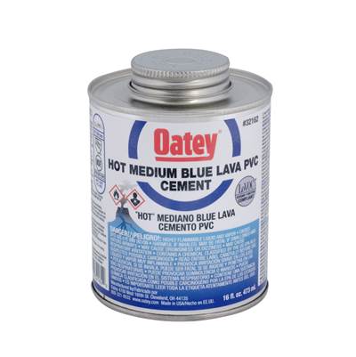 Oatey PVC Blue Lava Hot Cement - 16 Oz