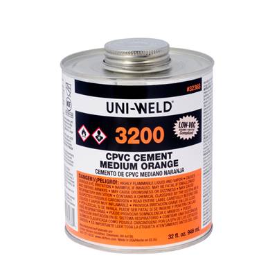 Oatey CPVC Cement - Medium - Orange - Quart