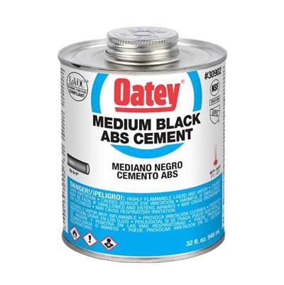 Oatey ABS Medium Black Cement - 1 Gallon